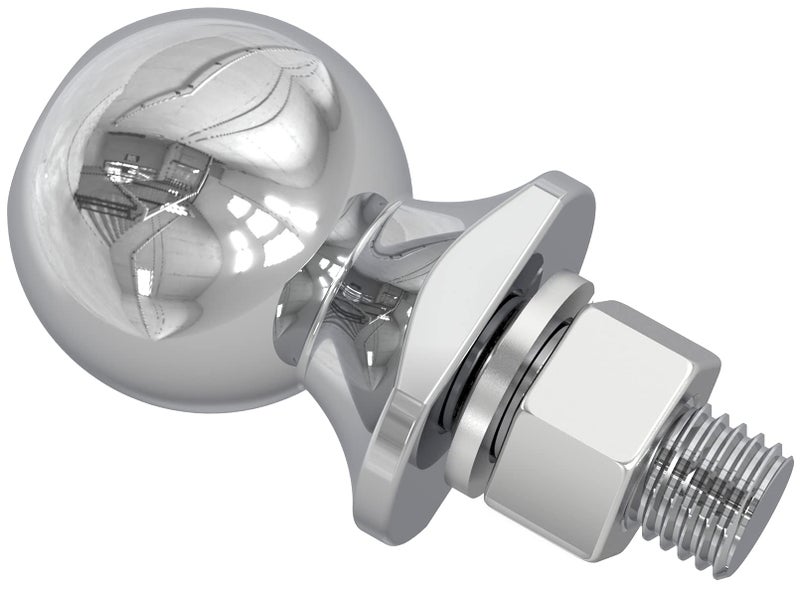 Torin ATRLY2019B Trailer Hitch Ball, 2 Inch Diameter, 1.75 Ton (3,500 lbs), 3/4 x 1-3/4-Inch Shank - Image 2